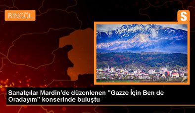 Mardin’de düzenlenen konserde sanatçılar Gazze’ye destek verdi