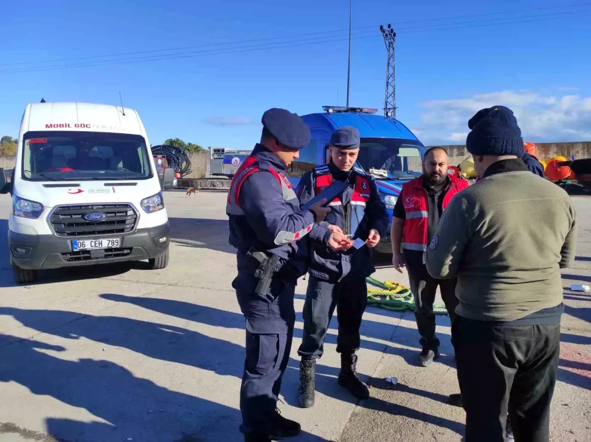 Sinop’ta Düzensiz Göç Kontrolü