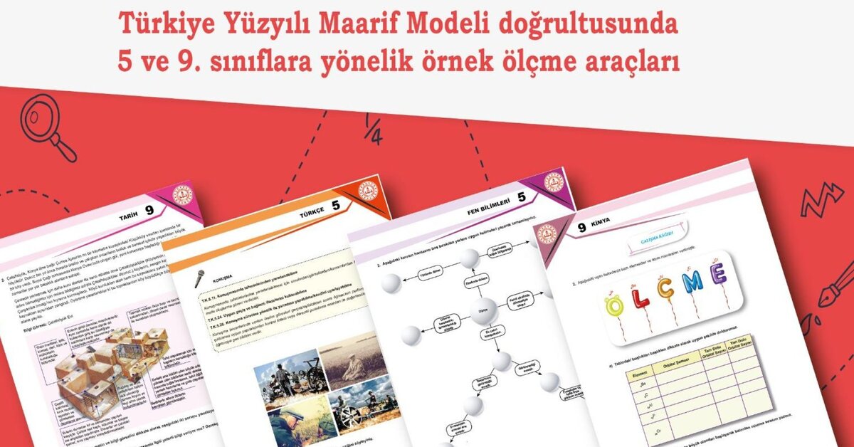 Yeni müfredata uygun yeni örnek ölçme araçları yayımlandı