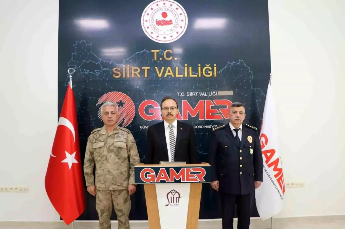 Siirt’te Güvenlik Toplantısı Yapıldı